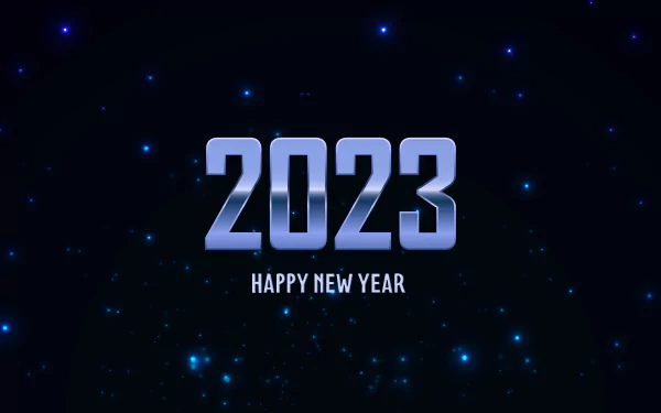 holiday New Year 2023 HD Desktop Wallpaper | Background Image