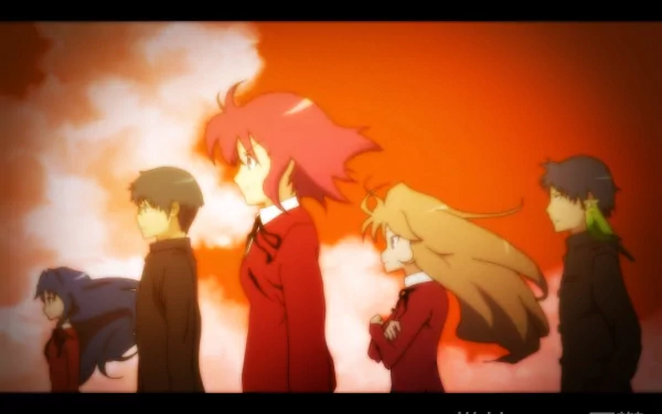 Ami Kawashima Yusaku Kitamura Taiga Aisaka Ryuuji Takasu Minori Kushieda Anime Toradora! HD Desktop Wallpaper | Background Image