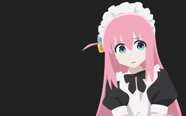 maid Hitori Gotou Anime Bocchi the Rock! HD Desktop Wallpaper | Background Image