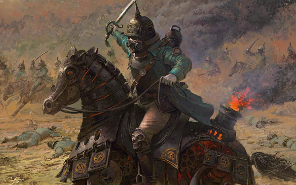  Steampunk Cavalry by Ignacio Bazan-Lazcano