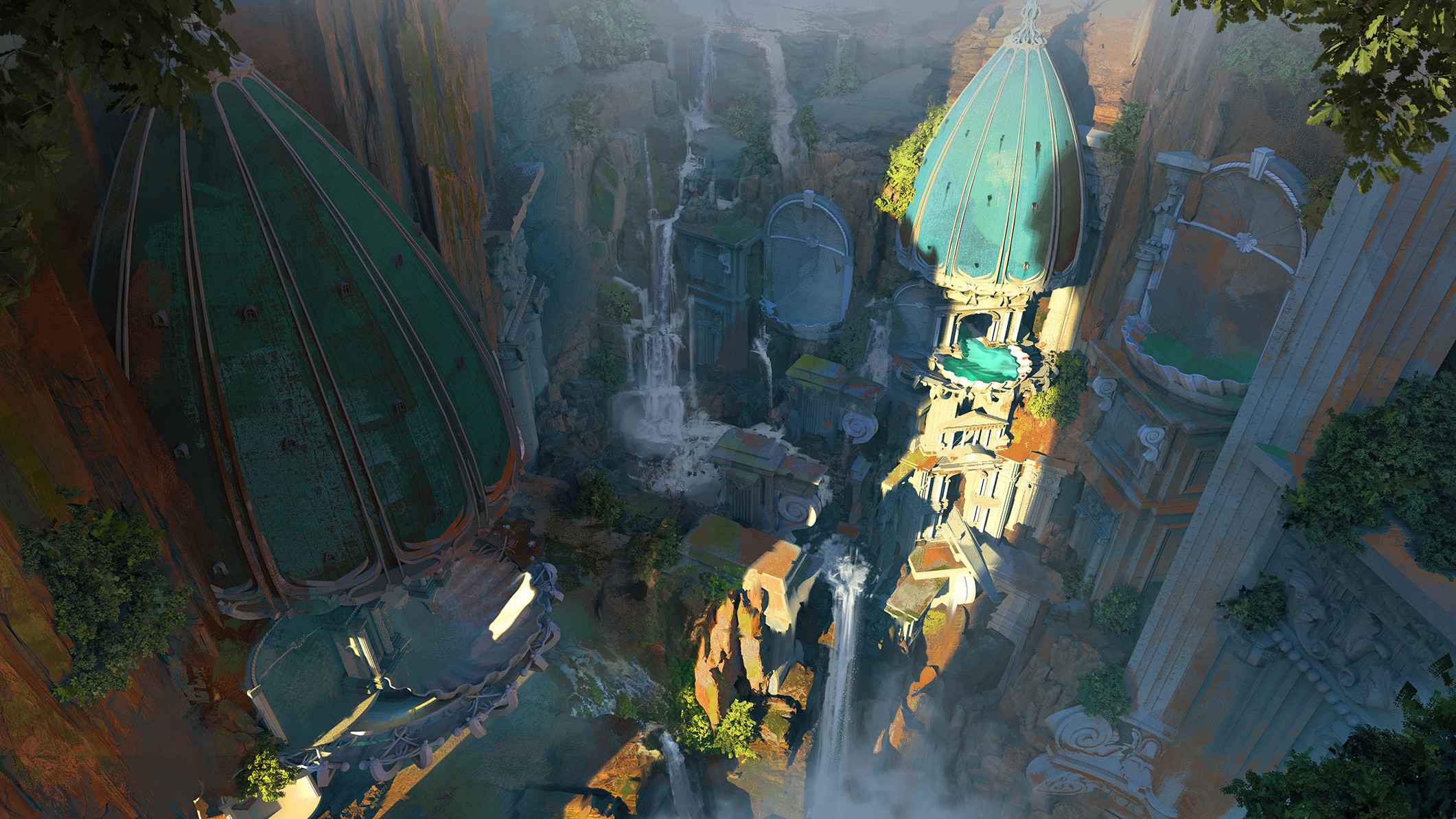 Fantasy Building HD Wallpaper | Background Image