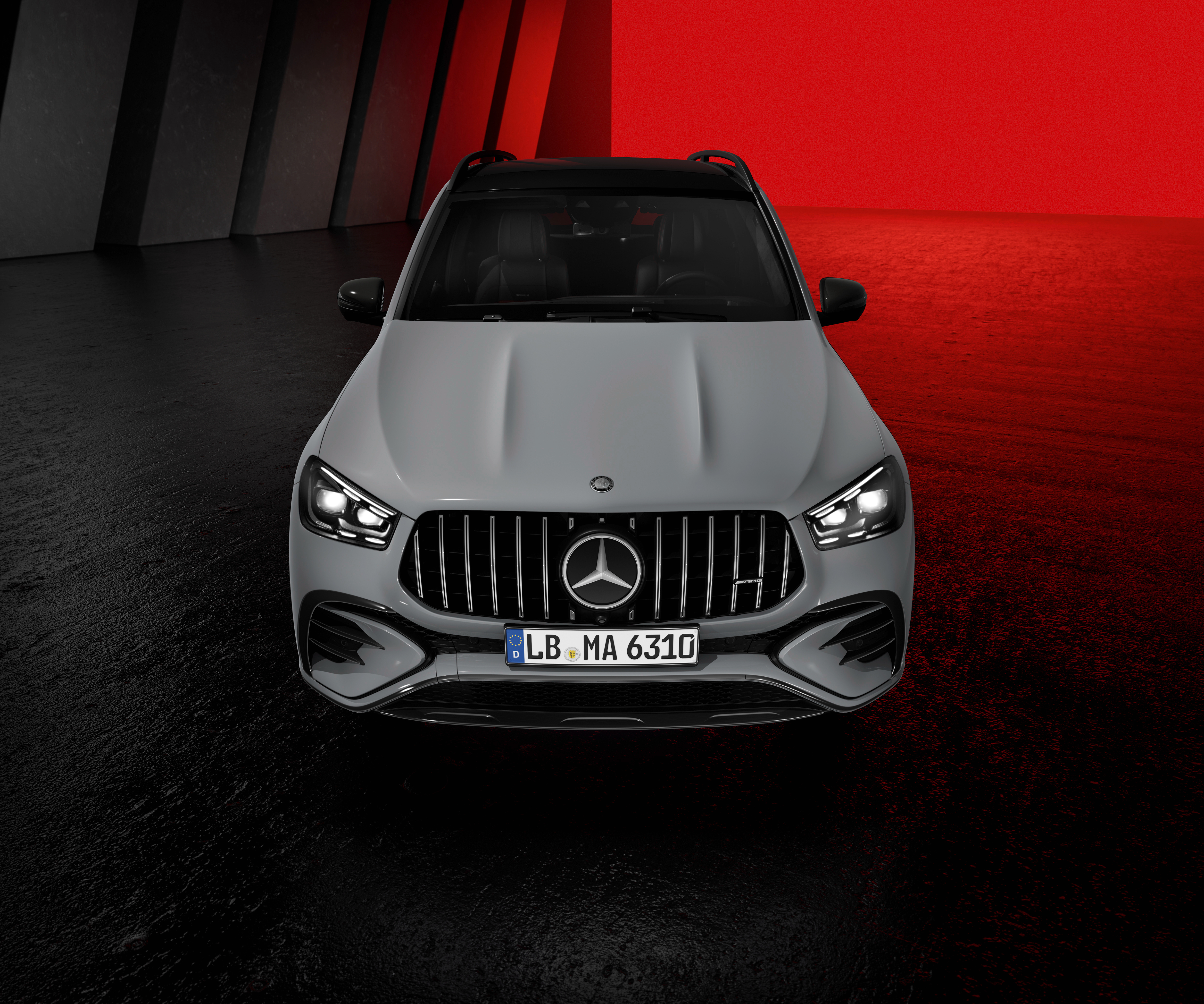 A sleek Mercedes-AMG GLE 53, showcased as a high-definition desktop wallpaper and background.