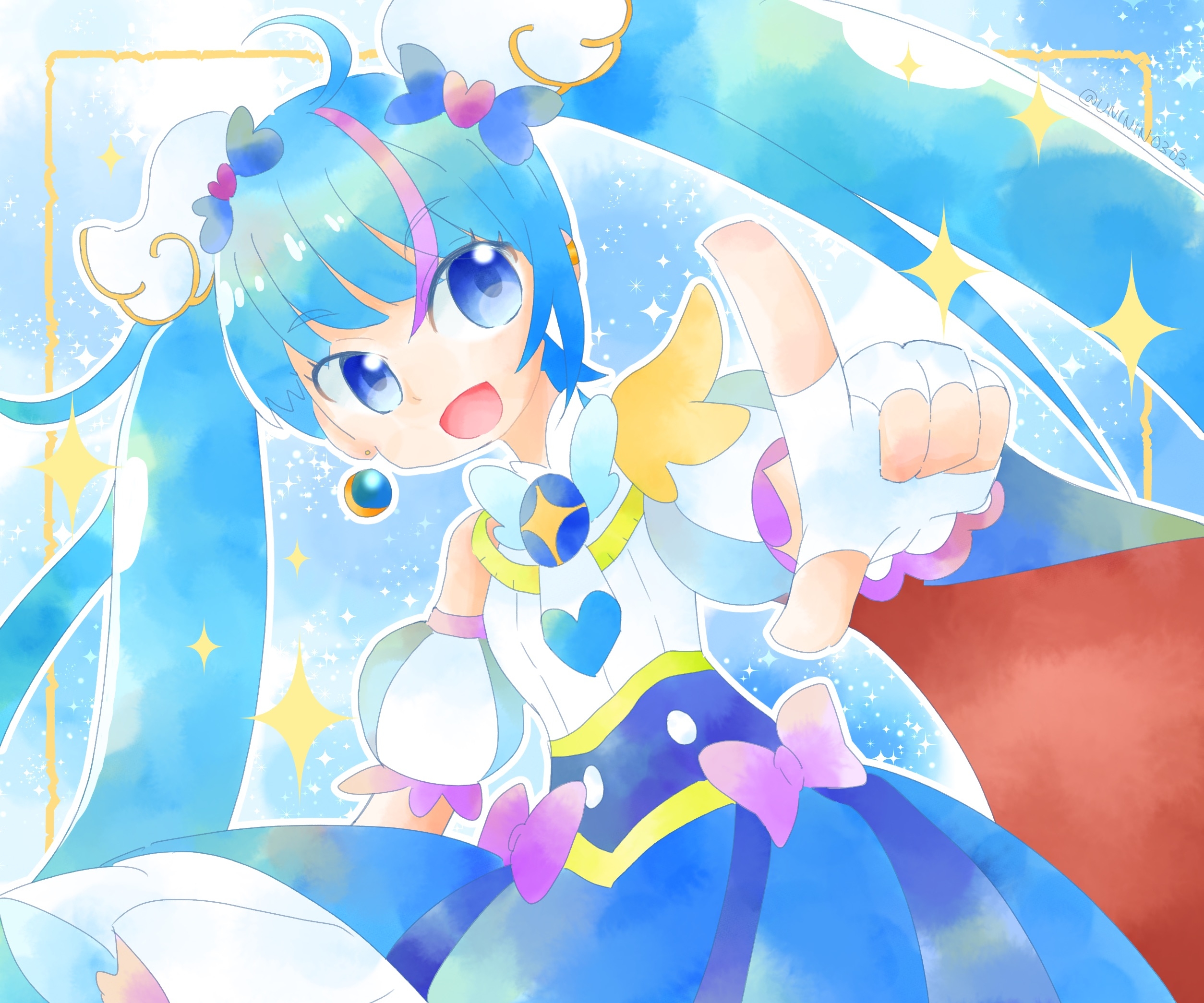 Anime Hirogaru Sky! Pretty Cure HD Wallpaper by umi chu