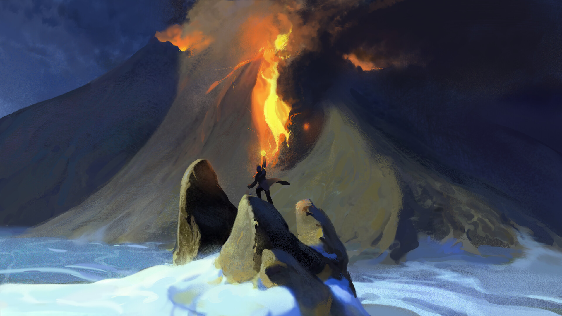 Summon Fire Elemental by Jonathan Livslyst