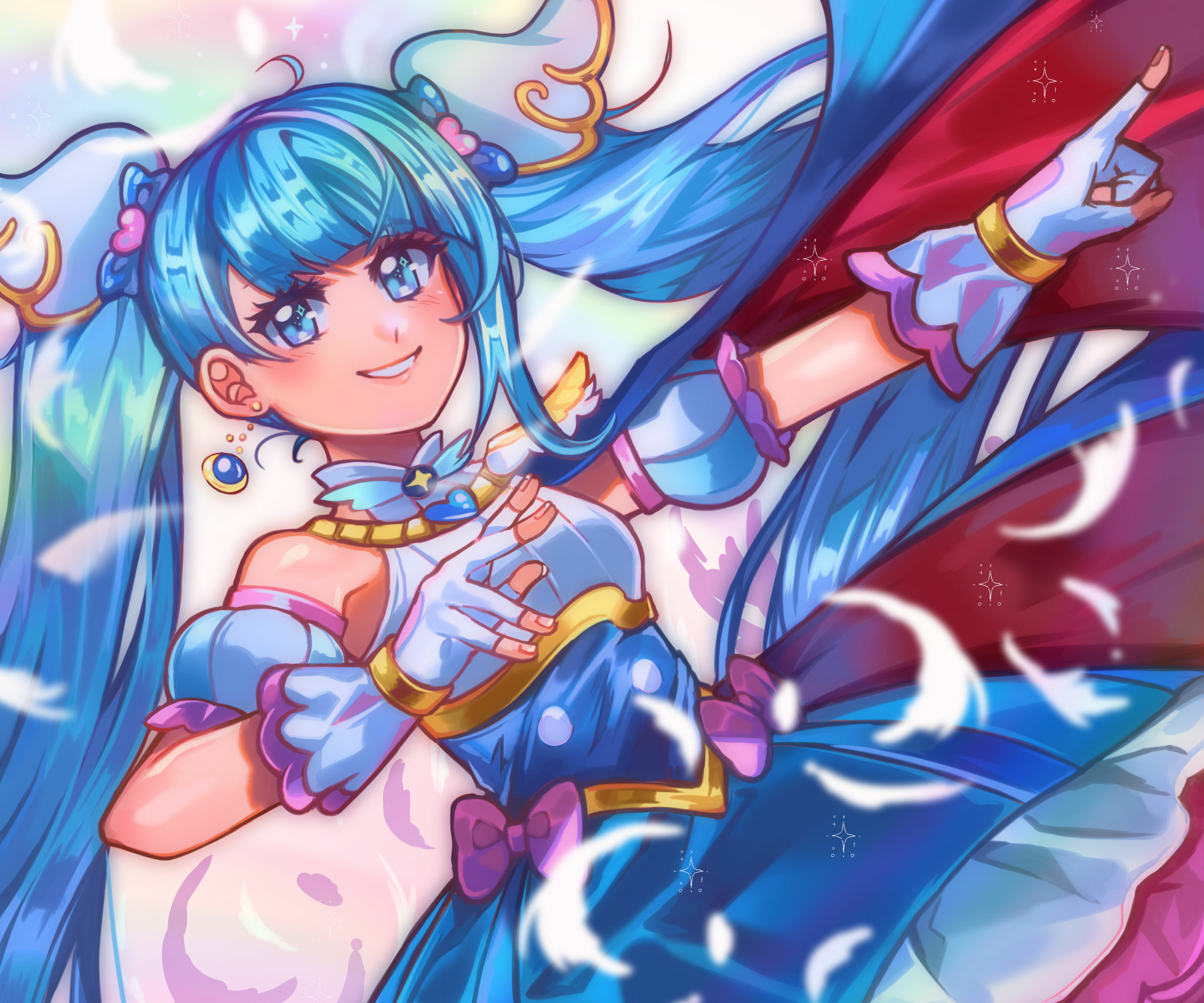 Anime Hirogaru Sky! Pretty Cure HD Wallpaper by umi chu