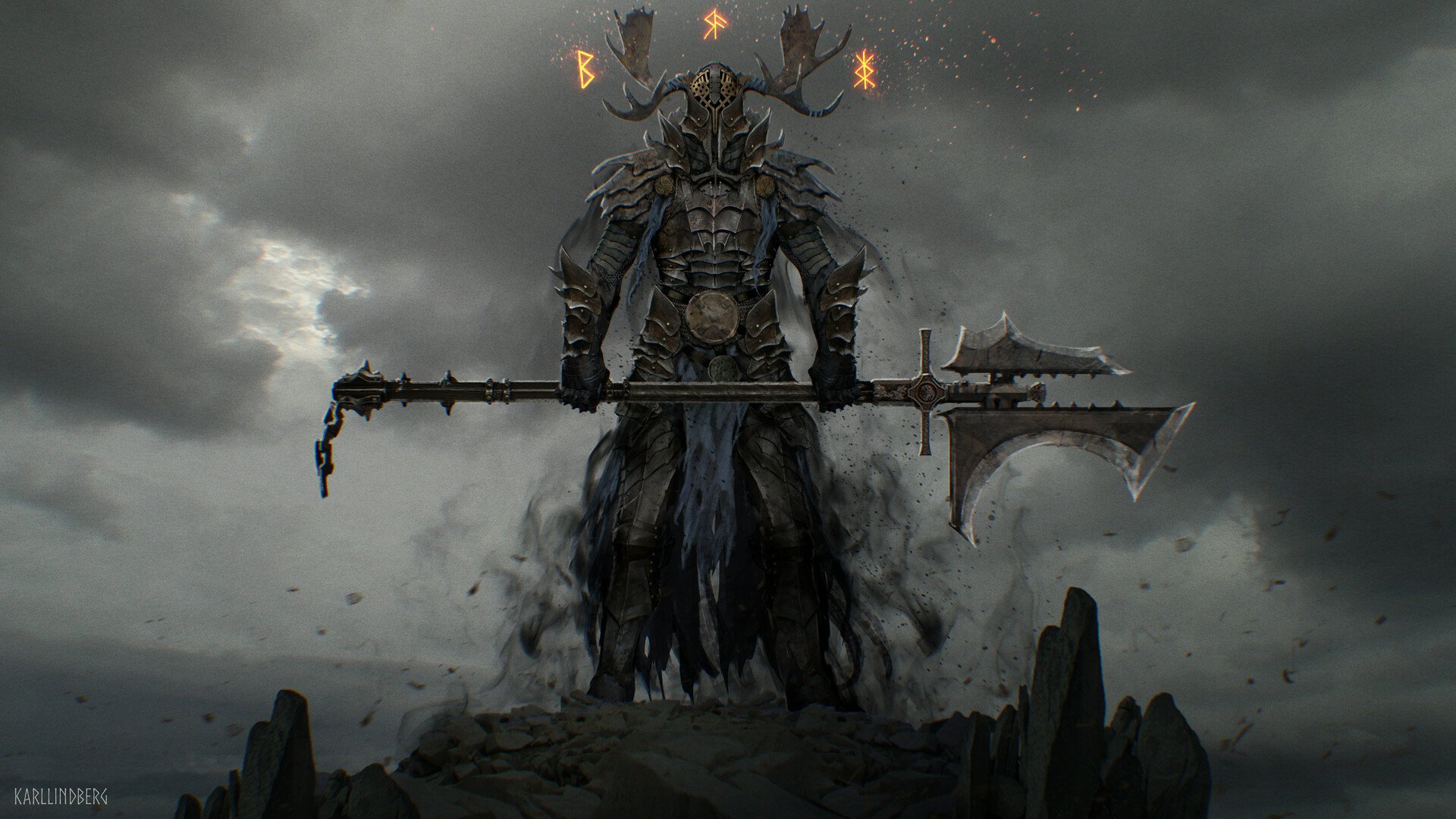 Download Video Game God Of War: Ragnarök HD Wallpaper by Karl Lindberg