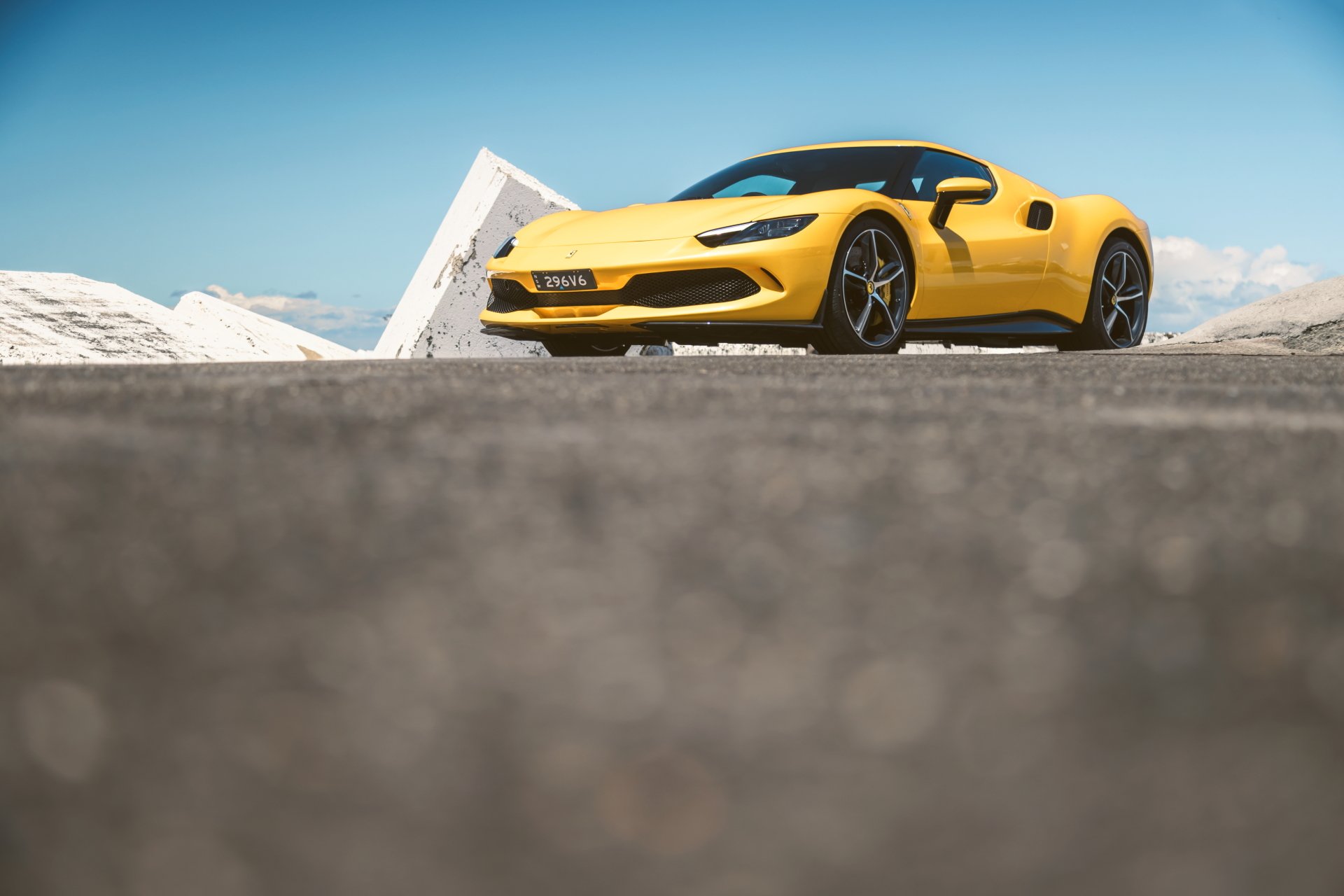 Download Vehicle Ferrari 296 GTB HD Wallpaper