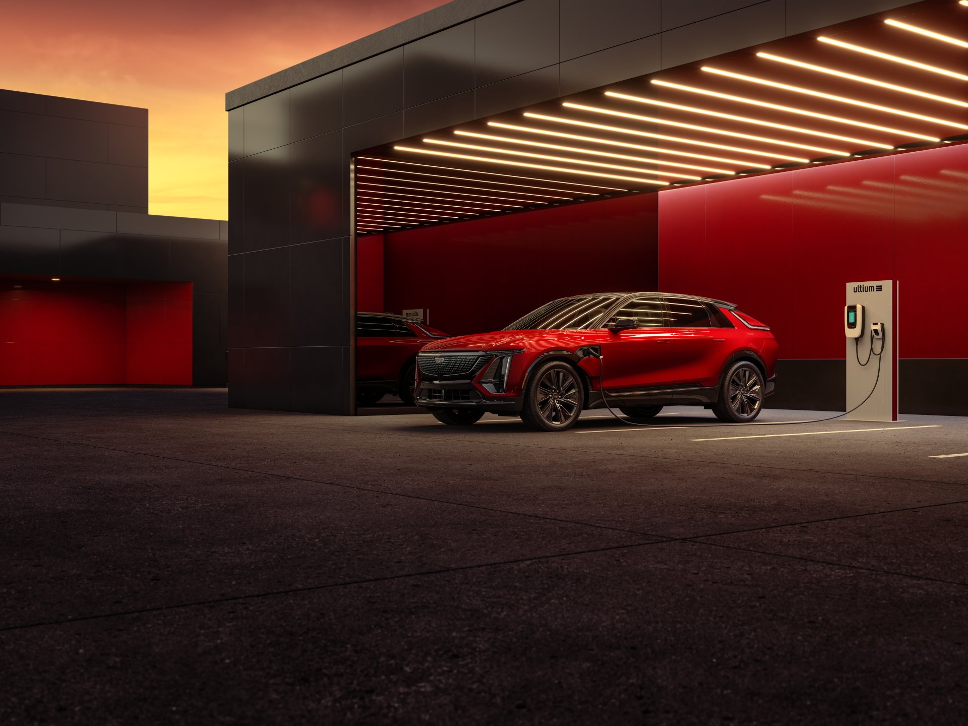 Download Vehicle Cadillac Lyriq 4k Ultra HD Wallpaper