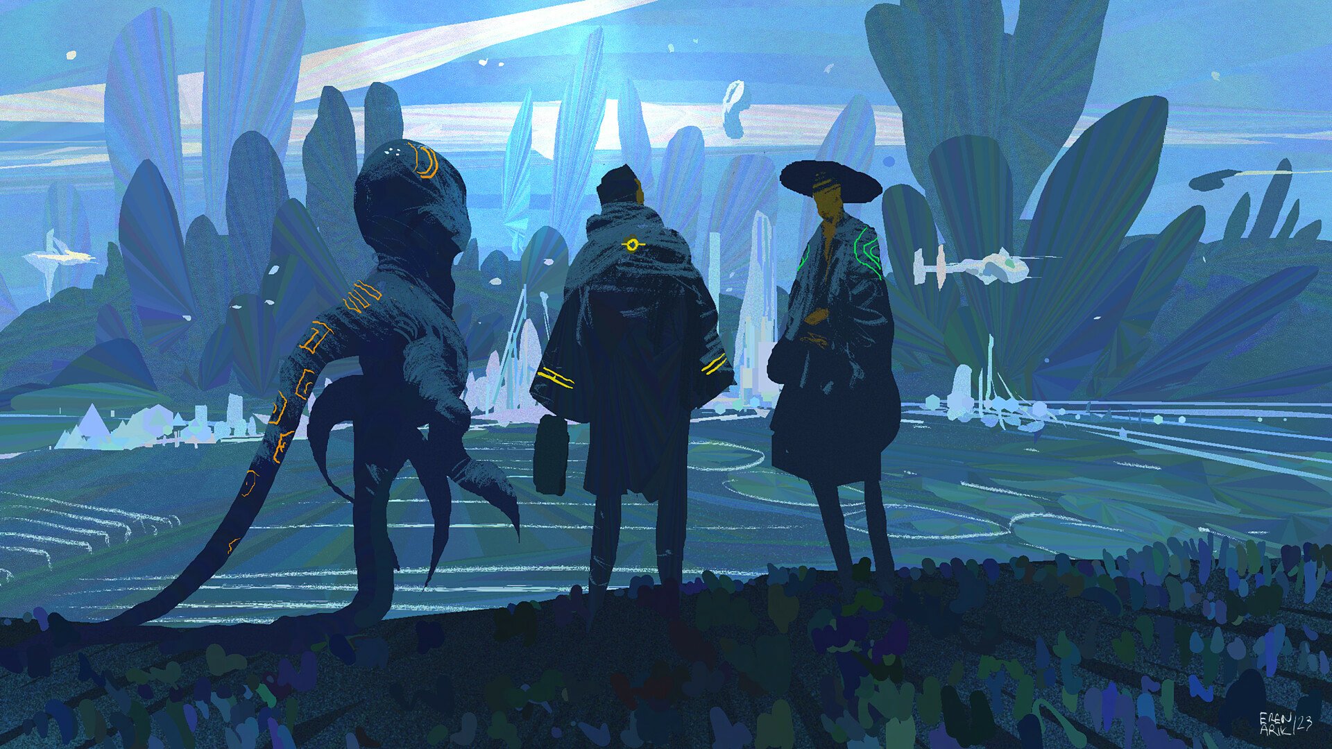 Download Sci Fi People HD Wallpaper by Eren Arik