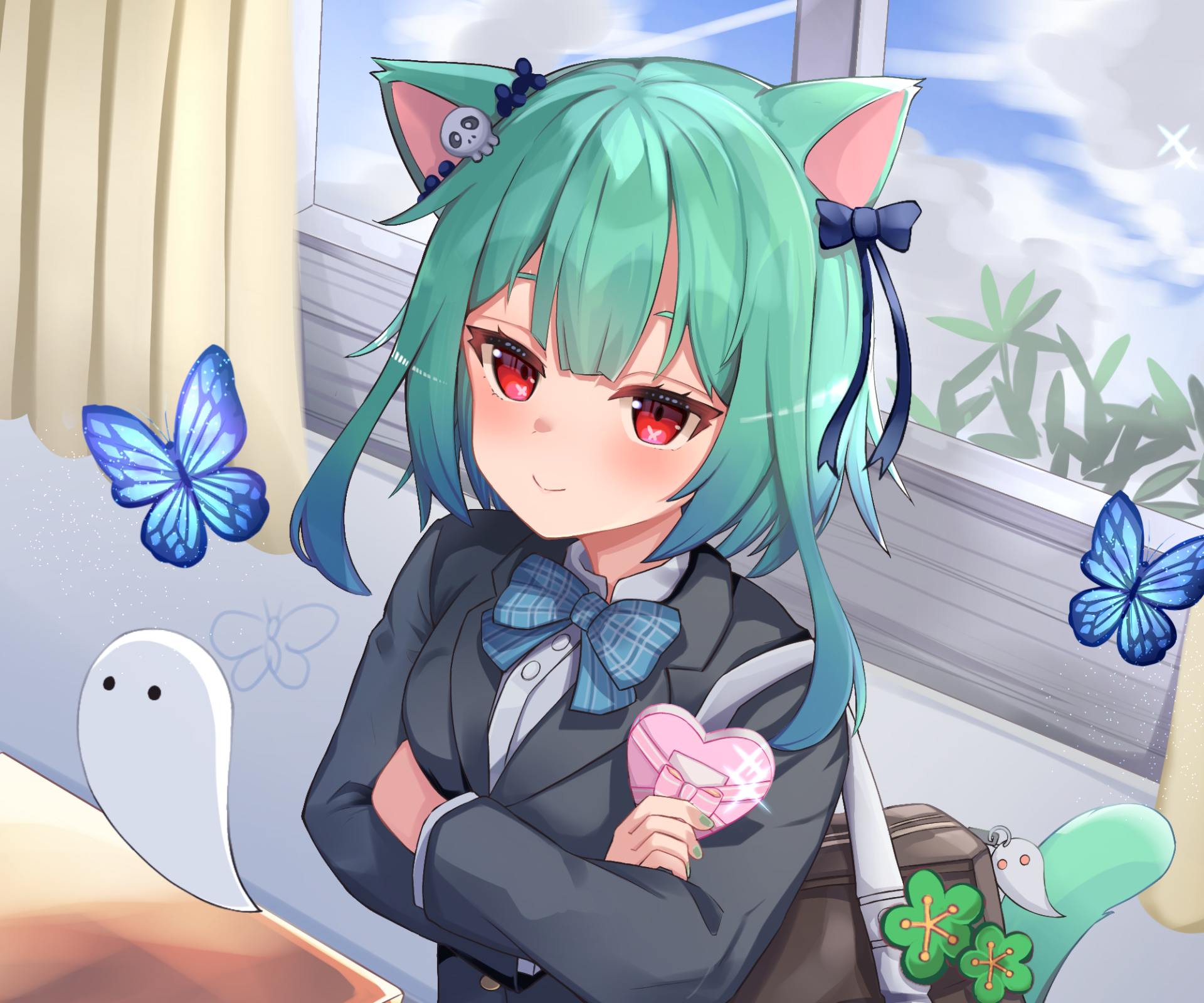 Download Hololive Uruha Rushia Anime Virtual Youtuber HD Wallpaper by nyanko prin