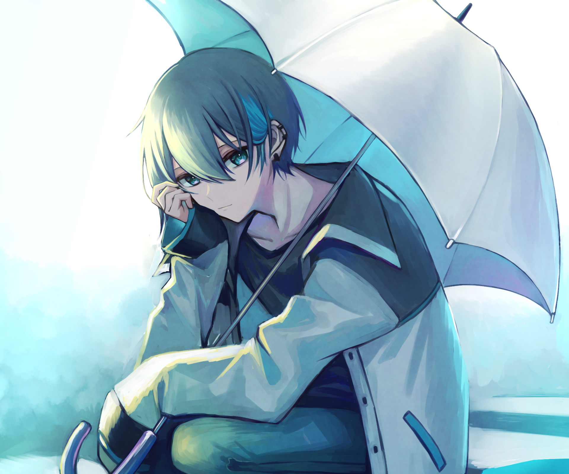 Download Nijisanji Mayuzumi Kai Anime Virtual Youtuber HD Wallpaper by kisasage hisagi