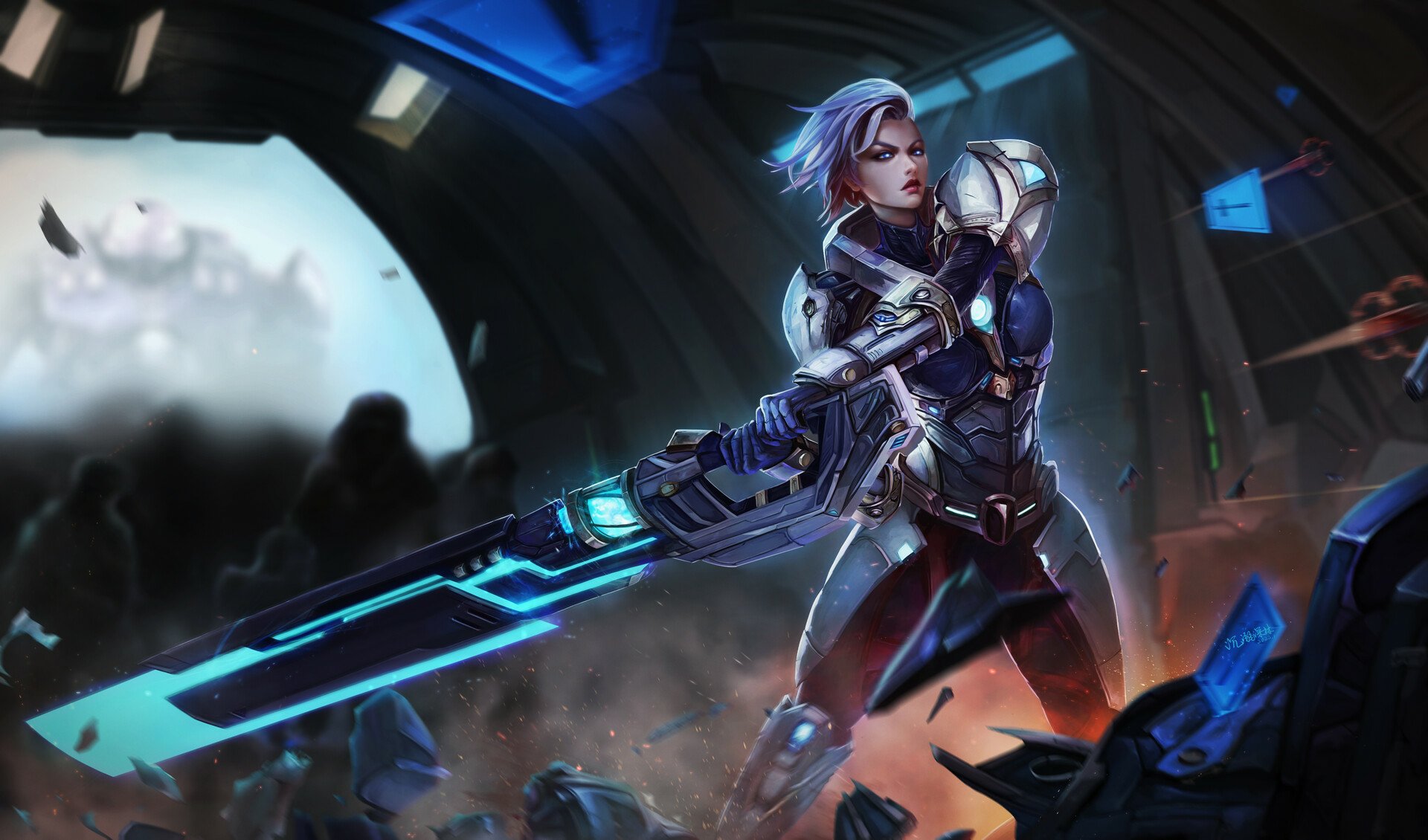 Download Riven (League Of Legends) Video Game League Of Legends HD Wallpaper by 沉溺深林 Linp