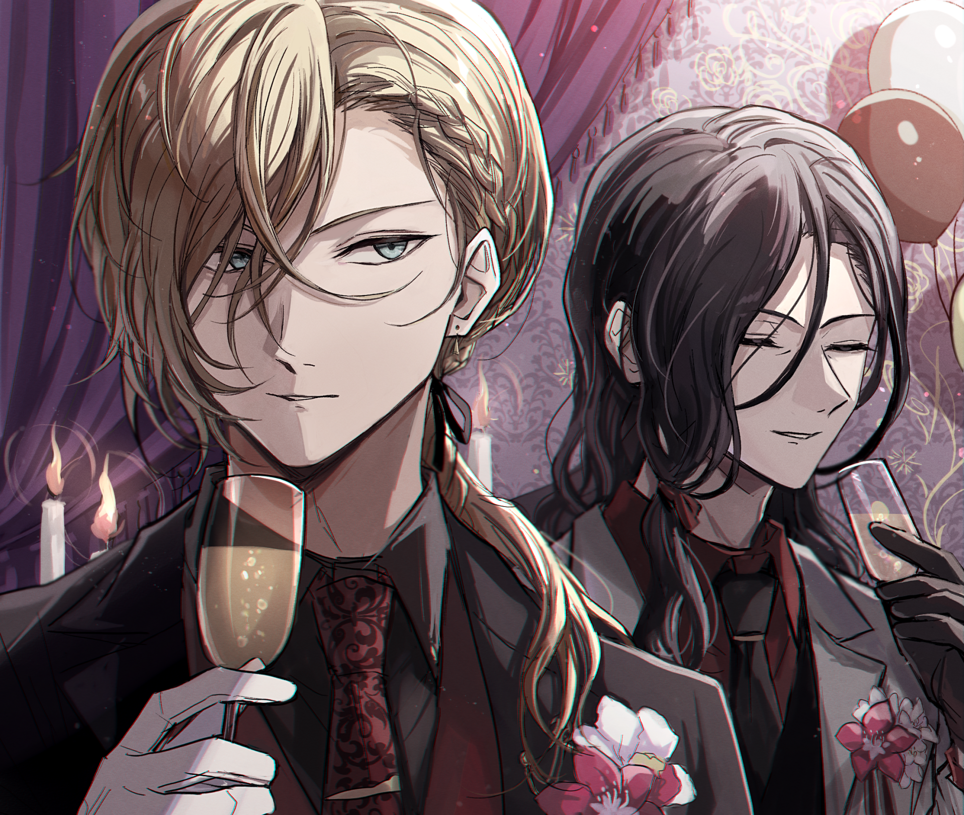Download Arthur Rimbaud (Bungo Stray Dogs) Paul Verlaine (Bungo Stray Dogs) Anime Bungou Stray Dogs HD Wallpaper by Mochikuma