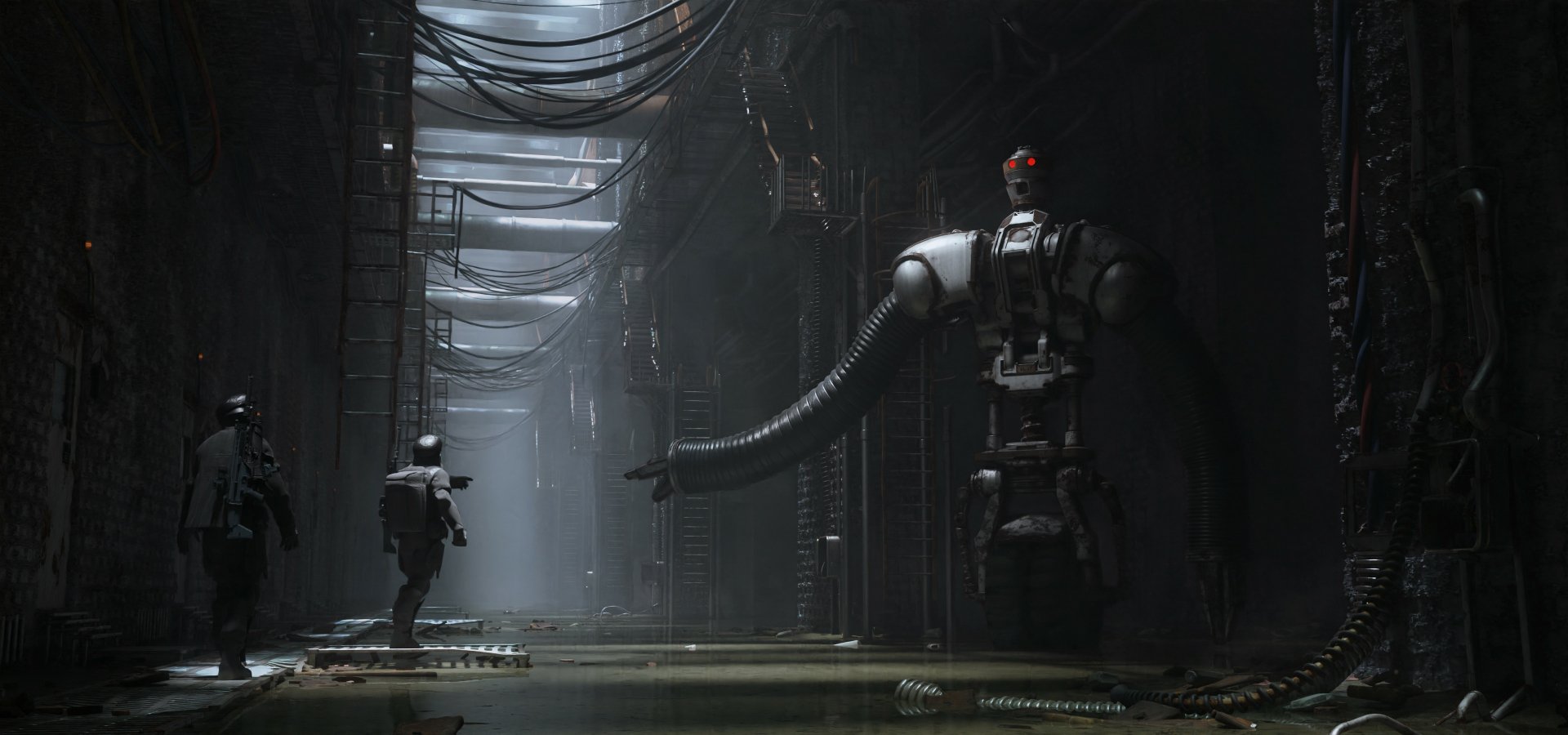 Download Sci Fi Robot HD Wallpaper by Andy Foo