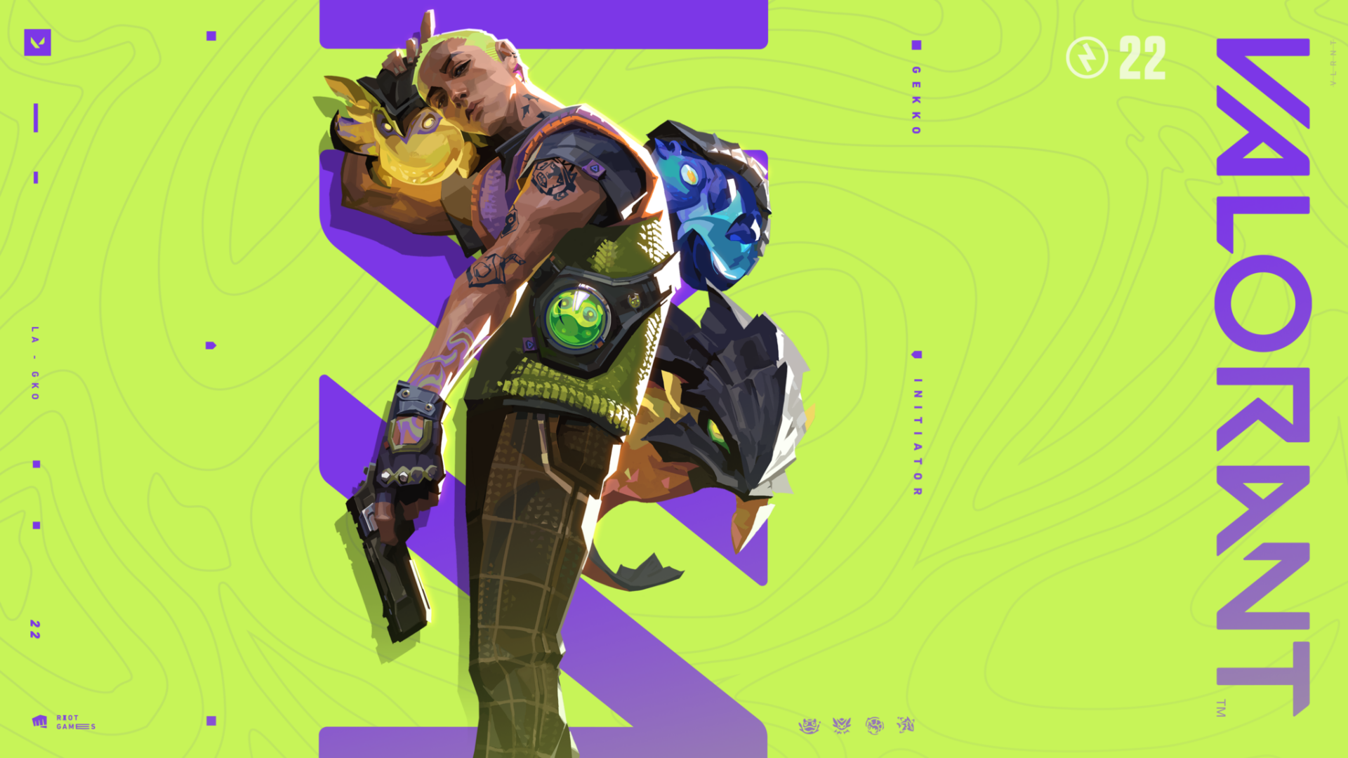 Download Gekko (Valorant) Video Game Valorant HD Wallpaper