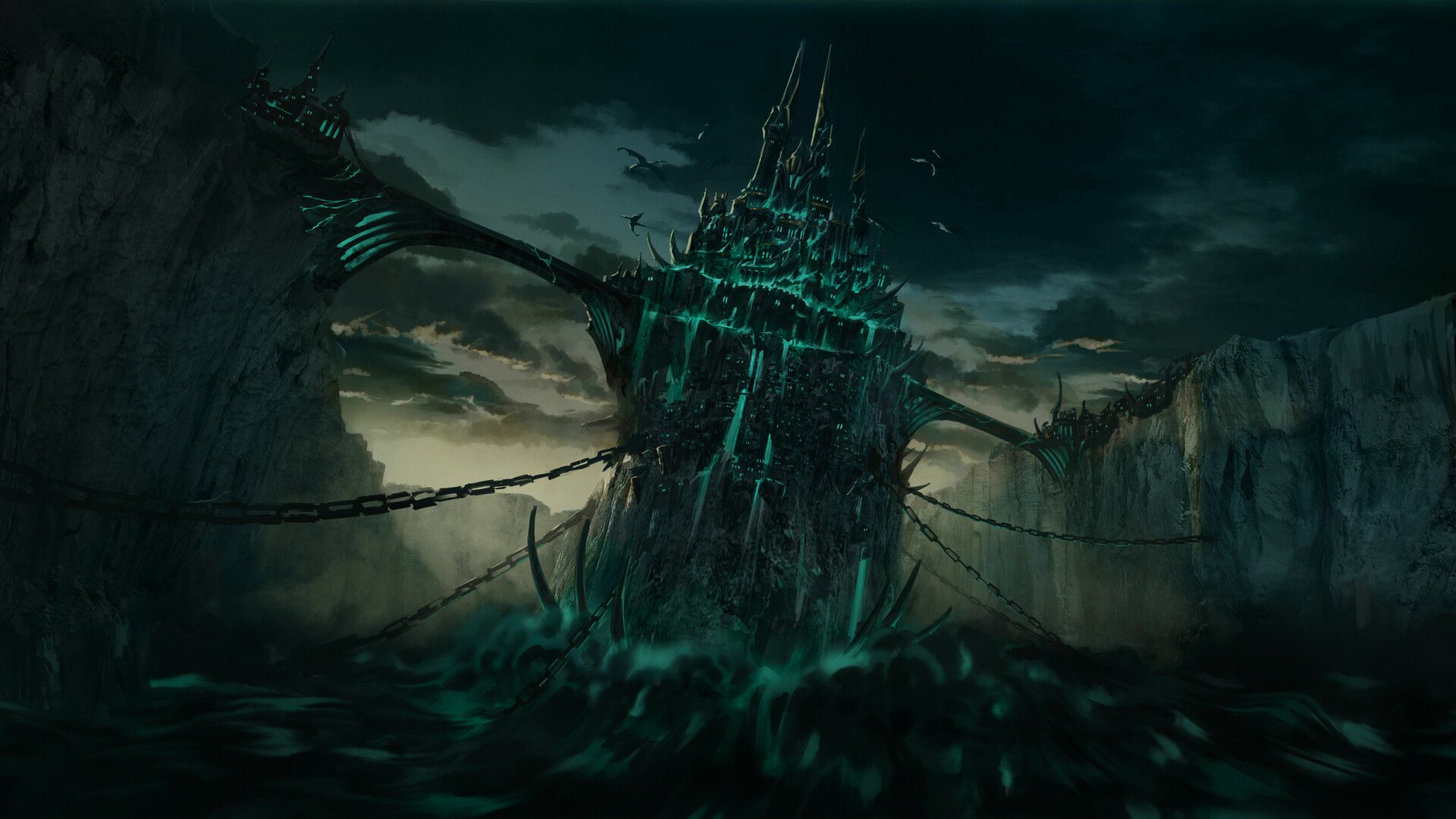 Download Fantasy Castle HD Wallpaper by Albert William