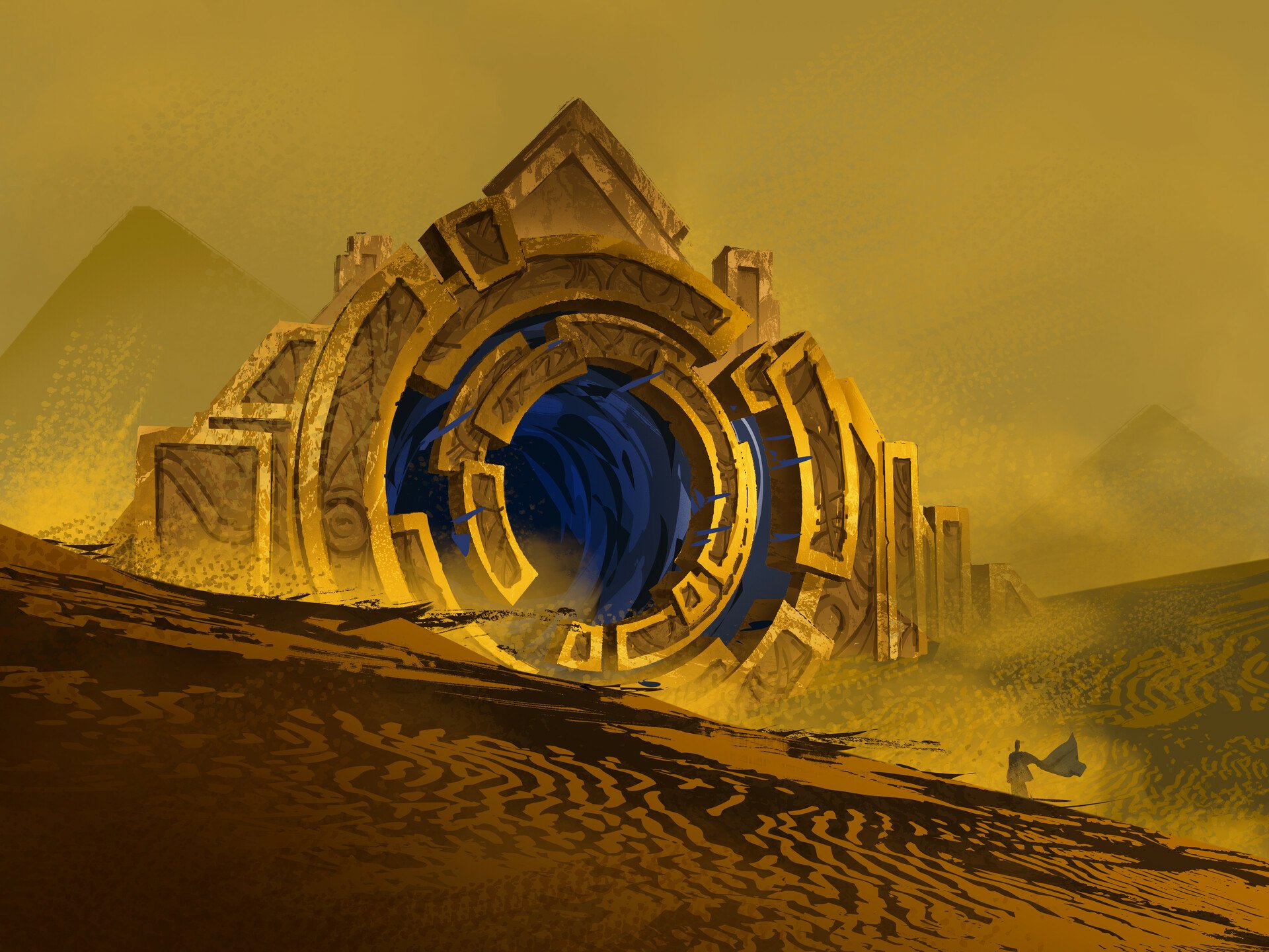 Download Fantasy Portal HD Wallpaper by George Brad