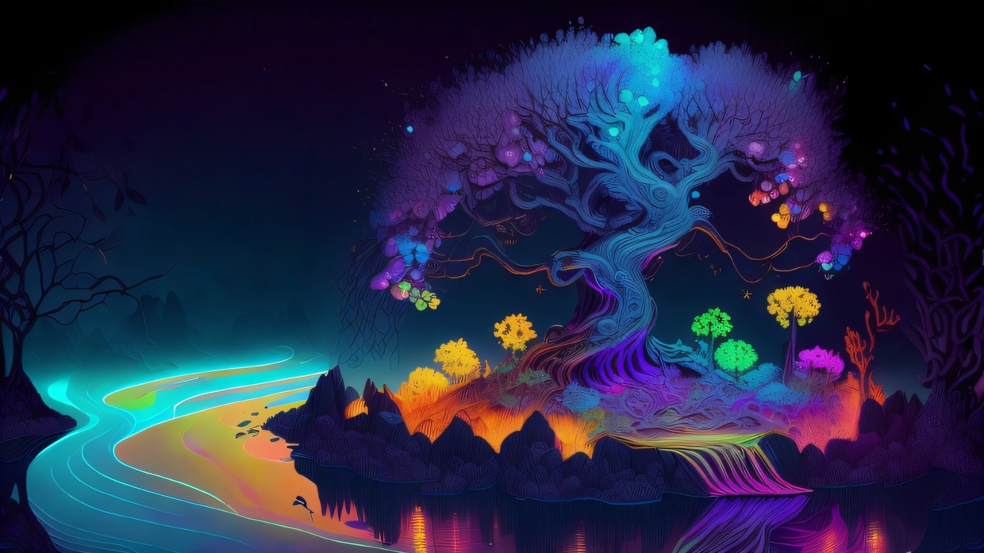 Neon tree by ryuk