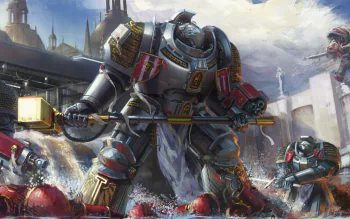 Download Chaos Space Marine Video Game Warhammer 40k HD Wallpaper, حجم الصورة 350x219