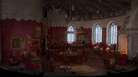  Concept Art: Gryffindor Common Room