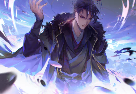 Anime The Husky and His White Cat Shizun HD Desktop Wallpaper | Background Image