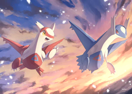  Latios &amp; Latias by mako makotoo