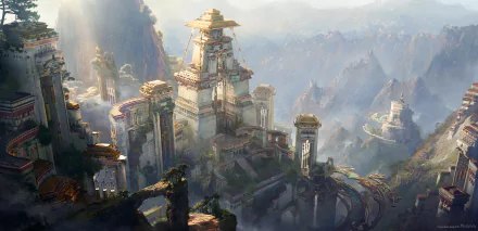fantasy city HD Desktop Wallpaper | Background Image