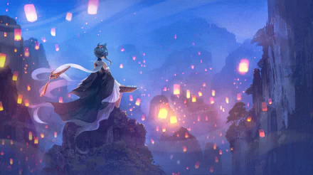 Madame Ping video game Genshin Impact HD Desktop Wallpaper | Background Image