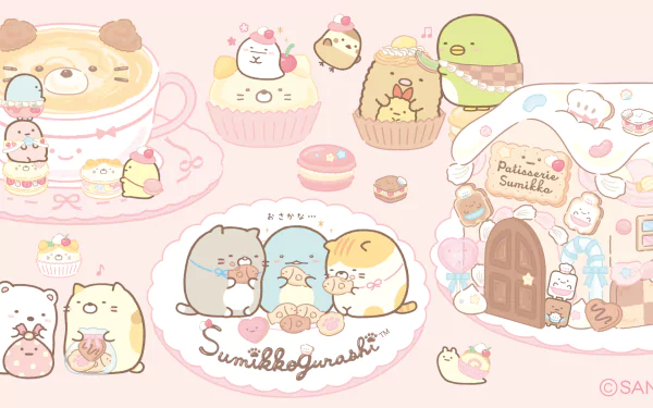 Anime Sumikko Gurashi HD Desktop Wallpaper | Background Image