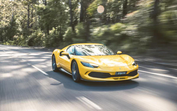 vehicle Ferrari 296 GTB HD Desktop Wallpaper | Background Image