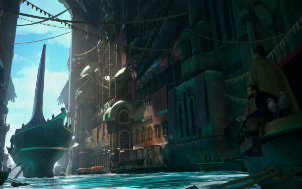 fantasy ship HD Desktop Wallpaper | Background Image