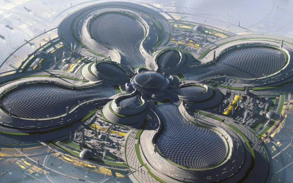  Spaceport City by Oliver Beck