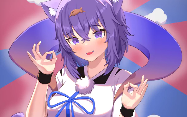  Nekomata Okayu by Aneal