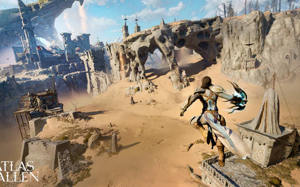 video game Atlas Fallen HD Desktop Wallpaper | Background Image