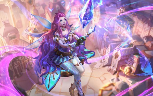 Video Game League of Legends: Wild Rift Seraphine HD Wallpaper | Background Image