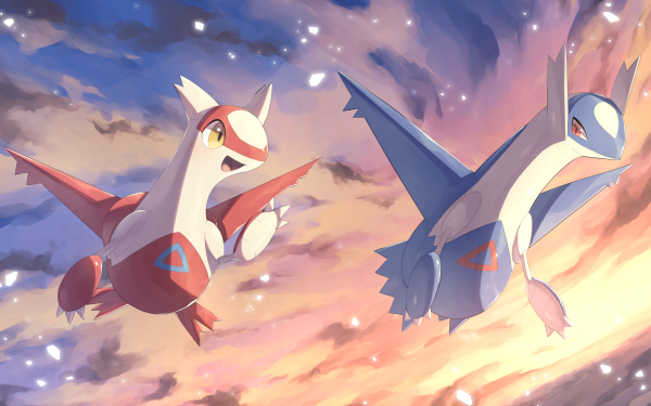 Video Game Pokémon: Ruby, Sapphire, and Emerald Pokémon Latios Latias HD Wallpaper | Background Image