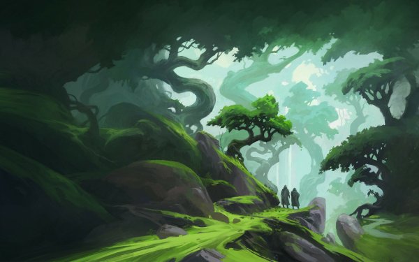 Fantasy Forest HD Wallpaper | Background Image