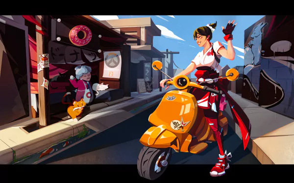  Kiriko's Donut Pickup by Skya Bailey