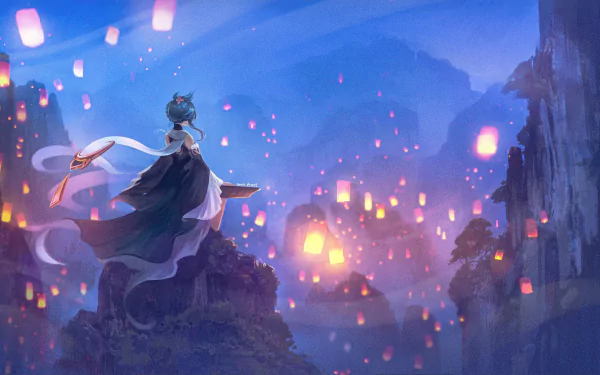 Madame Ping video game Genshin Impact HD Desktop Wallpaper | Background Image