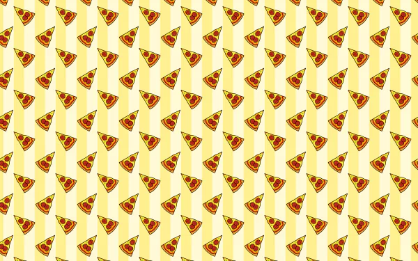 A mouthwatering pizza pattern HD desktop wallpaper and background.