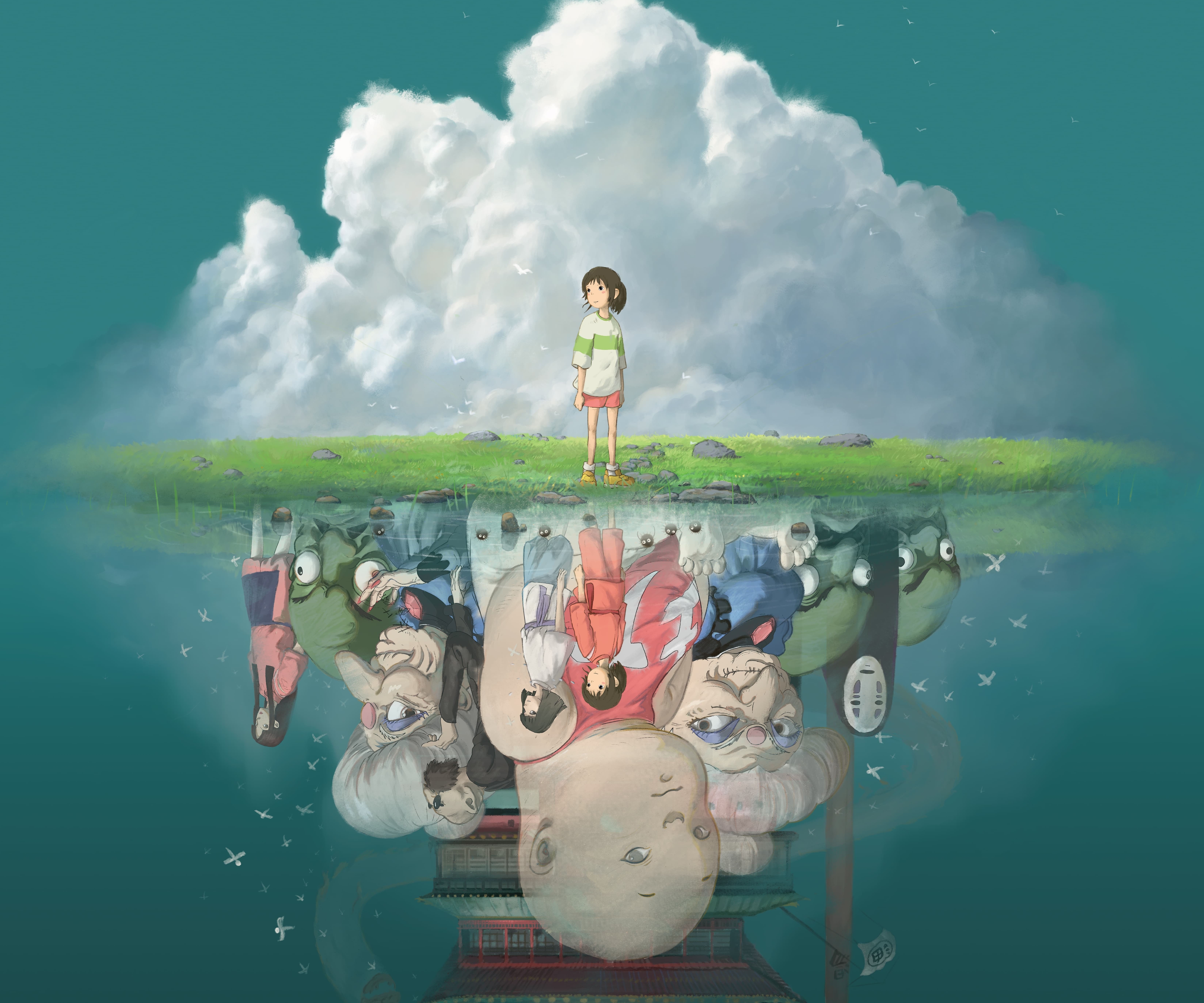 studio ghibli wallpaper spirited away