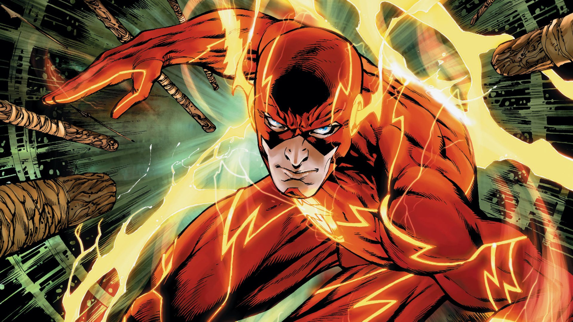 Download Comic Flash HD Wallpaper by Tony S Daniel