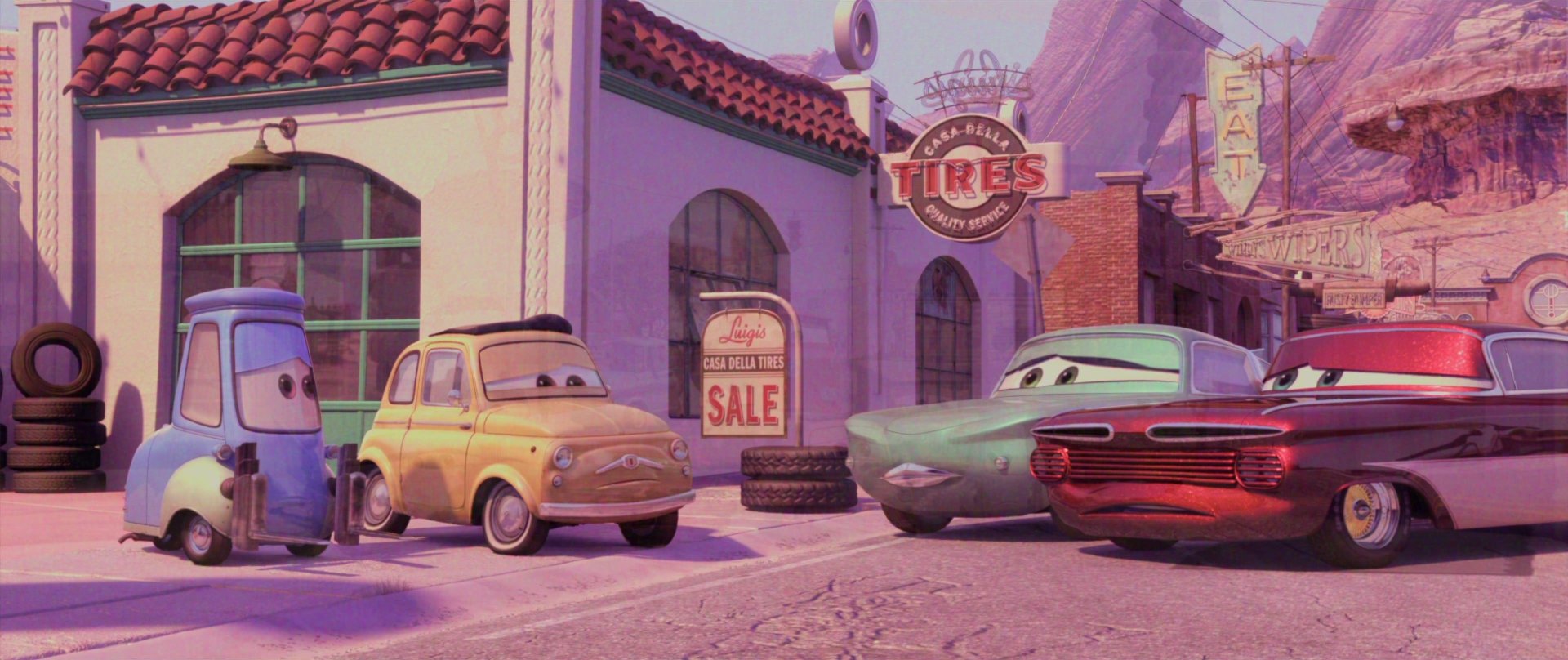 Download Pixar Guido Mista Luigi (Cars) Movie Cars (Pixar) HD Wallpaper