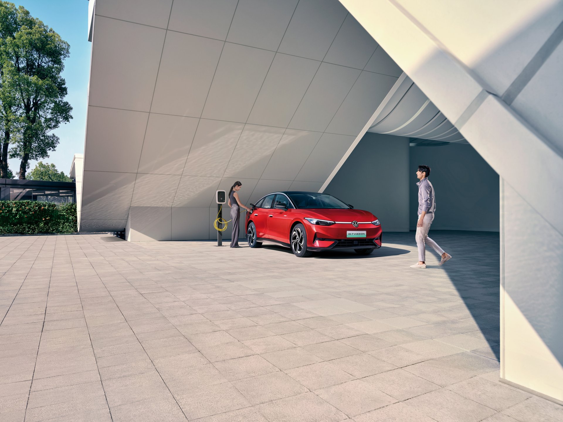 Download Vehicle Volkswagen ID.7 8k Ultra HD Wallpaper