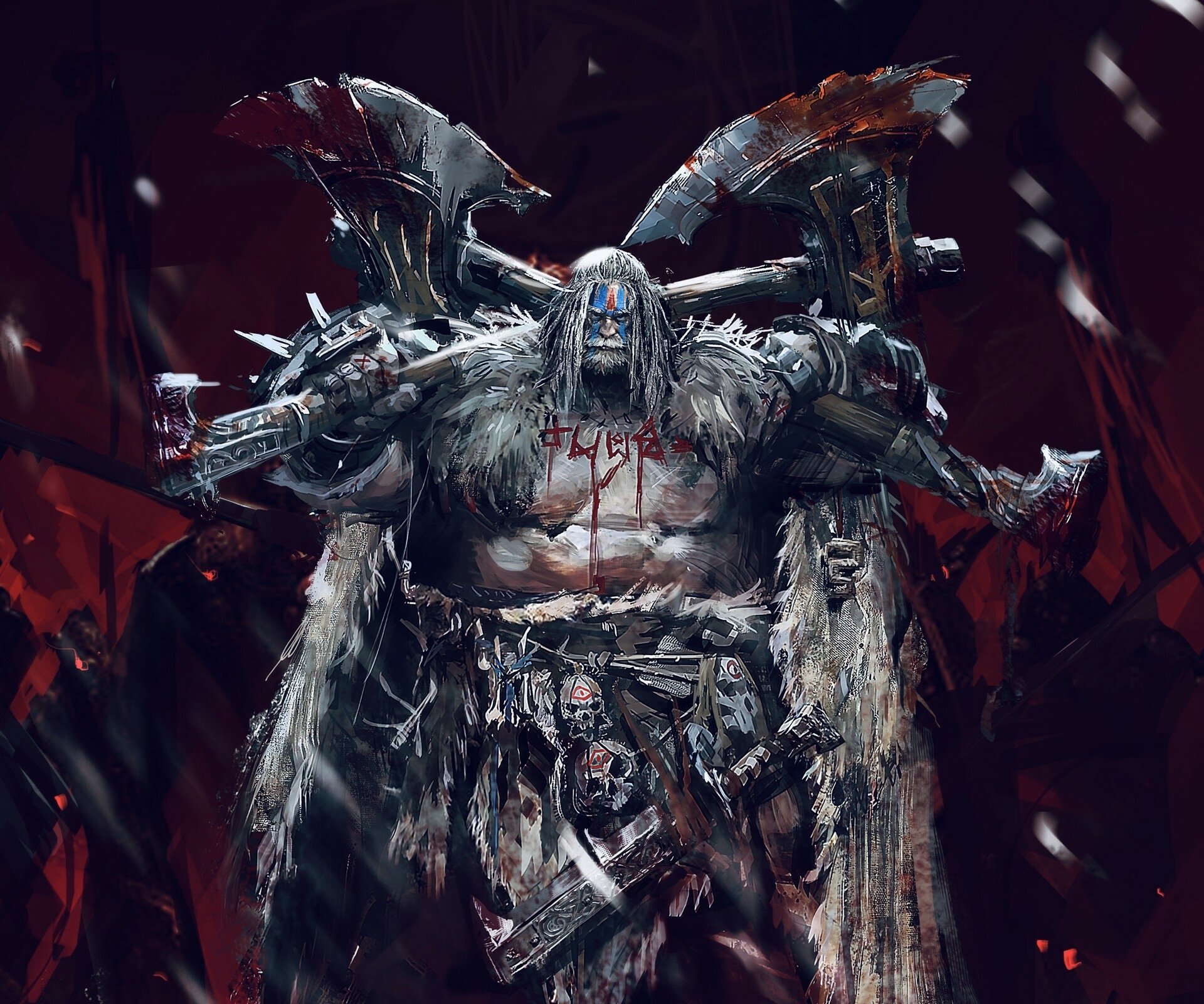 Download Dark Warrior HD Wallpaper by Xianglong Wang