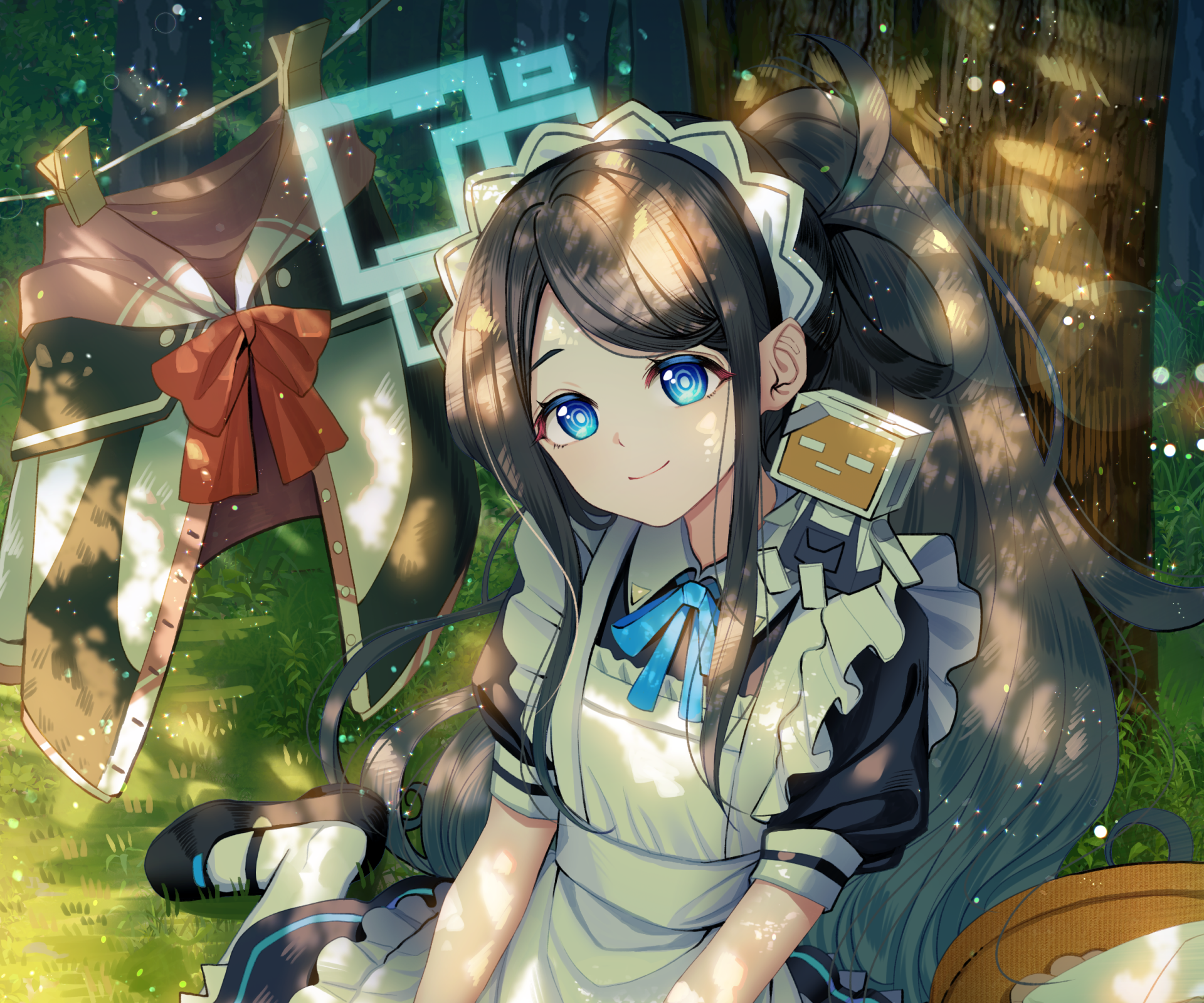 Download Maid Tendou Alice Video Game Blue Archive HD Wallpaper