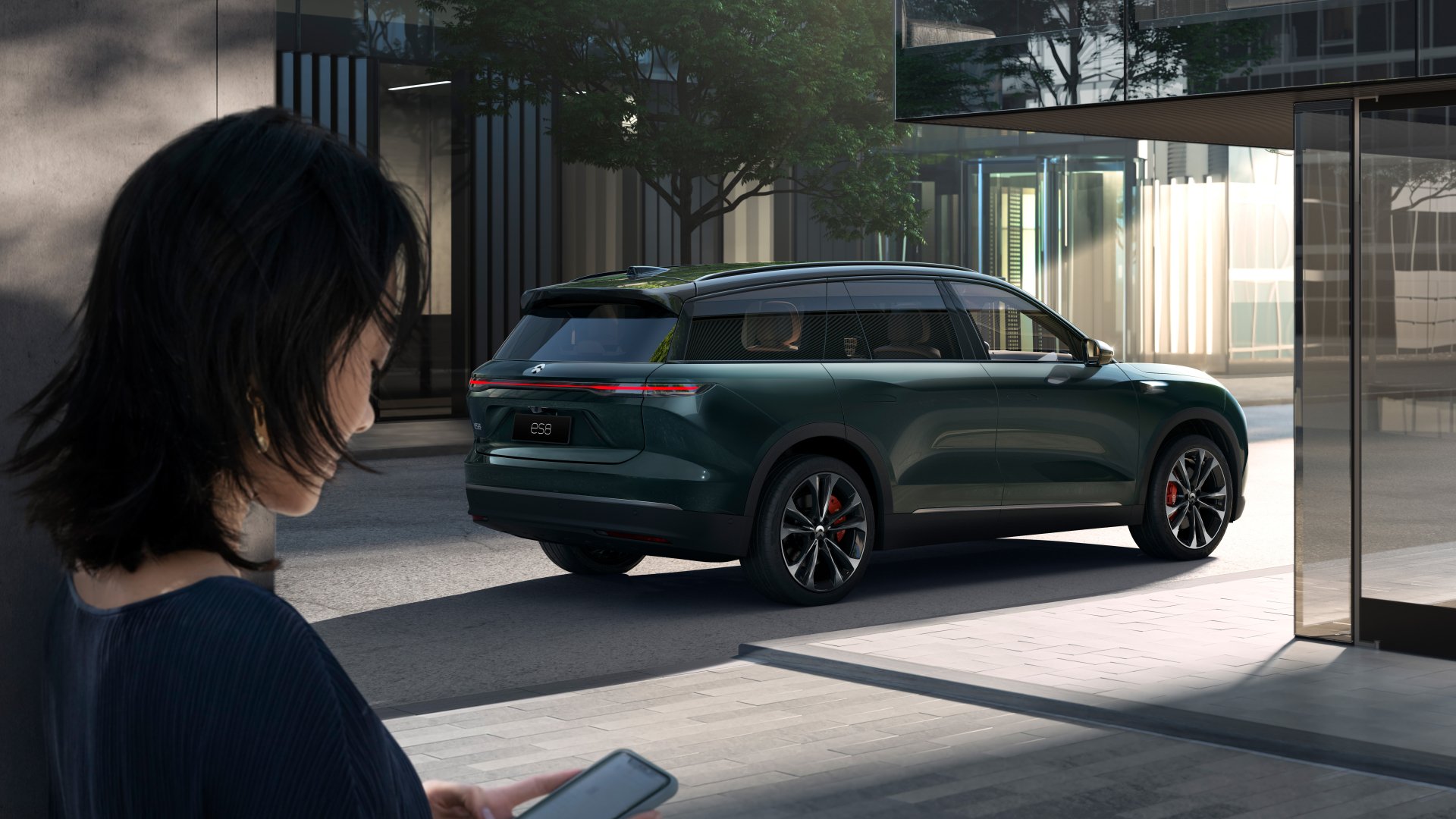 Download Vehicle NIO ES8 8k Ultra HD Wallpaper