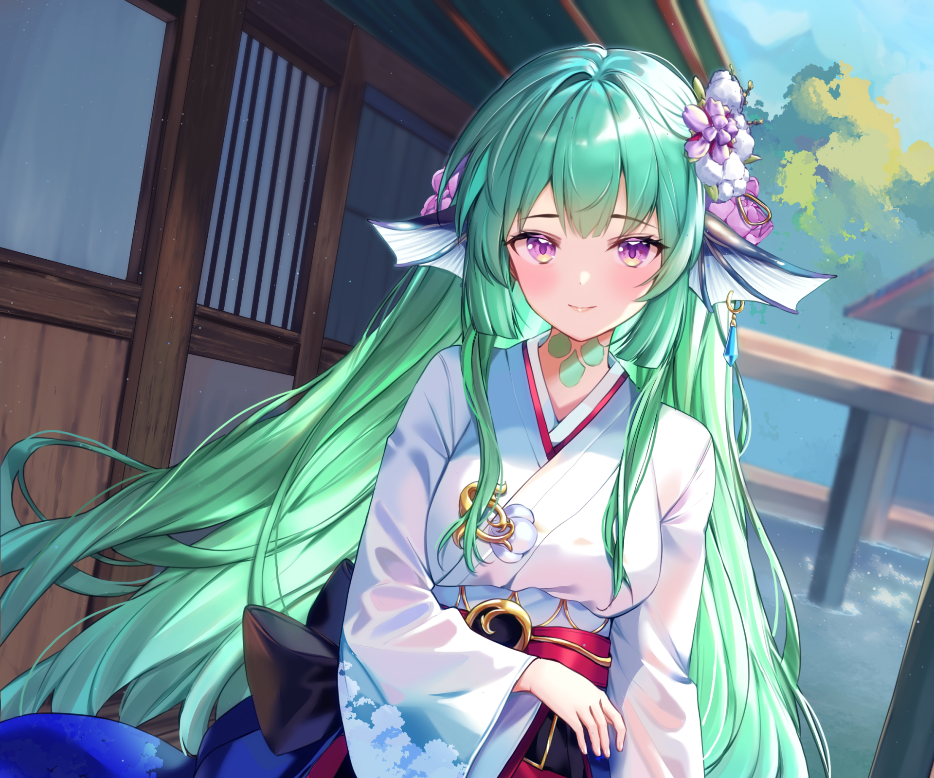 Download Nijisanji Finana Ryugu Anime Virtual Youtuber HD Wallpaper