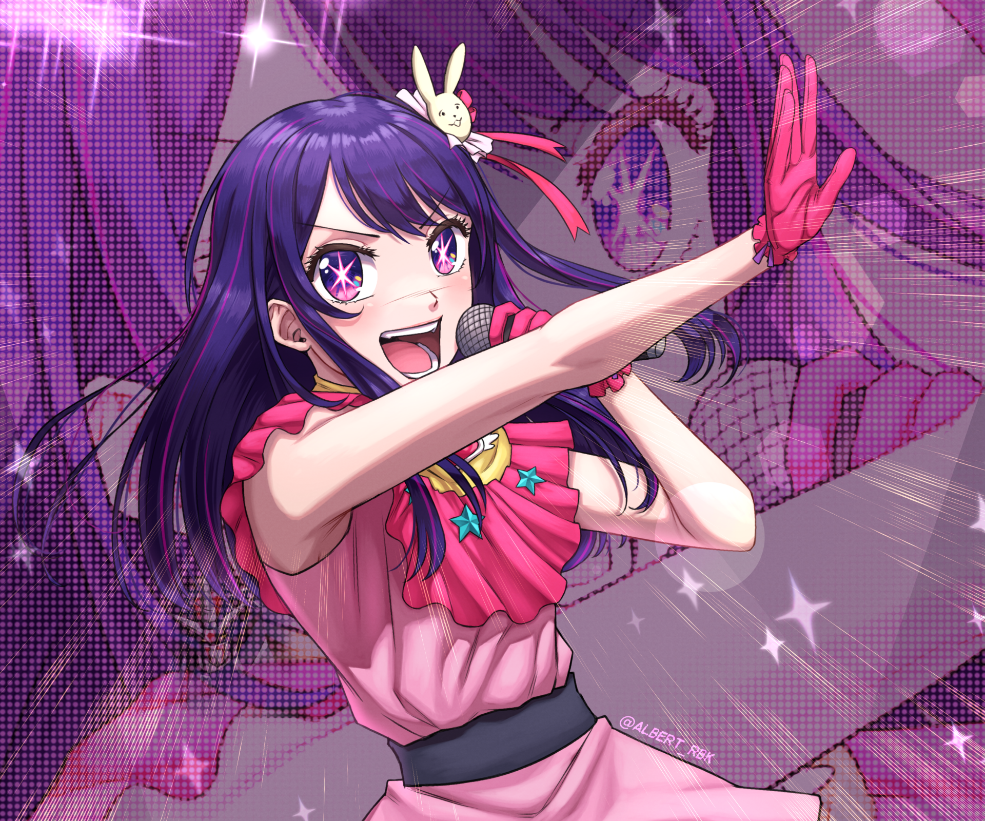 Download Ai Hoshino Anime Oshi No Ko HD Wallpaper