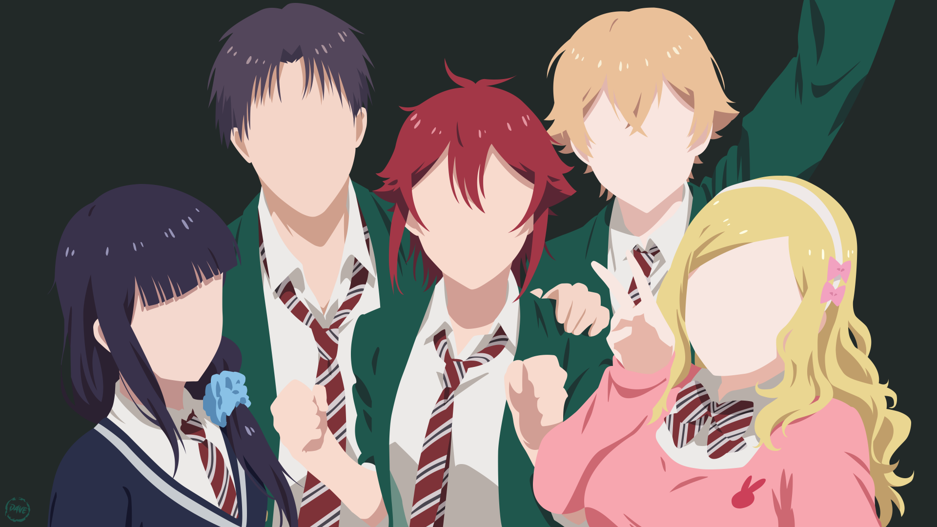 Download Carol Olston Kousuke Misaki Tomo Aizawa Junichirou Kubota Misuzu Gundou Anime Tomo-chan Is A Girl! 4k Ultra HD Wallpaper by Dave020626